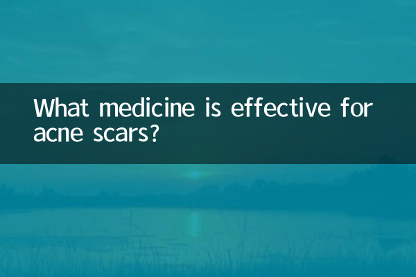 Quel médicament est efficace contre les cicatrices d’acné ?