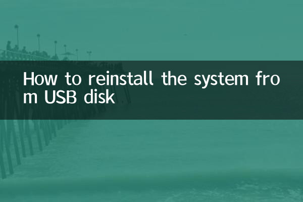 How to reinstall the system from USB disk