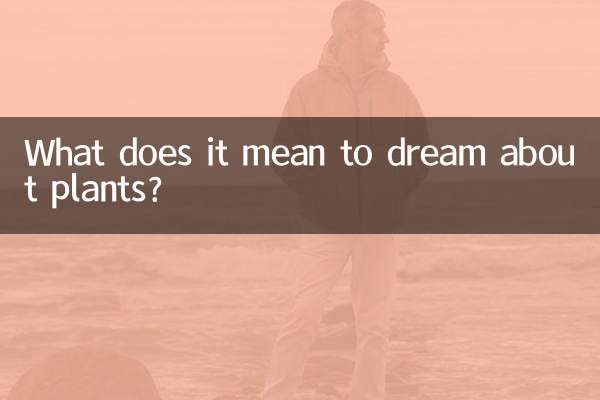 O que significa sonhar com plantas?