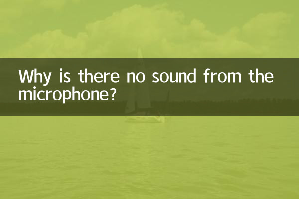 ¿Por qué no sale sonido del micrófono?