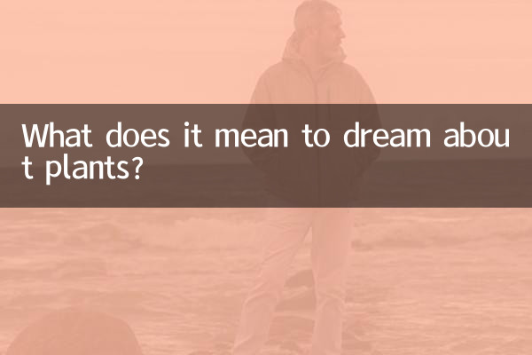 O que significa sonhar com plantas?