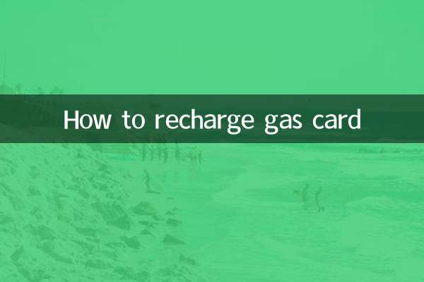 Cómo recargar tarjeta de gasolina