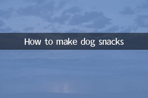 Come preparare gli snack per cani