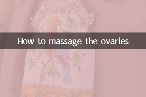 Como massagear os ovários