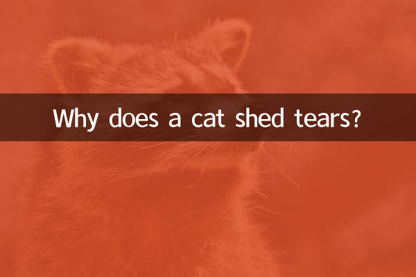 猫はなぜ涙を流すのでしょうか？