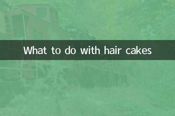 O que fazer com bolos de cabelo