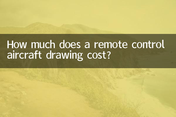 Combien coûte un dessin d’avion télécommandé ?