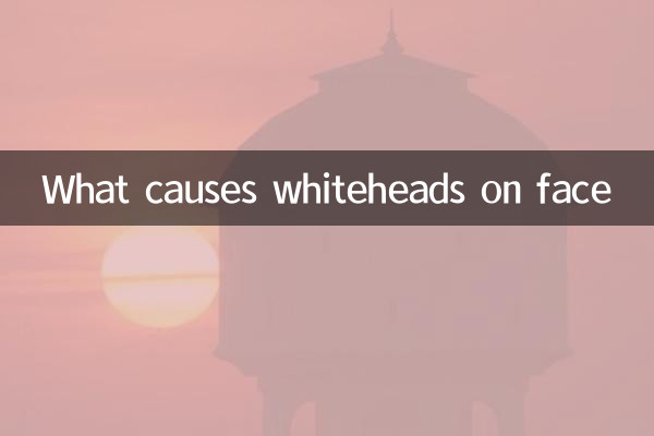 Was verursacht Whiteheads im Gesicht?