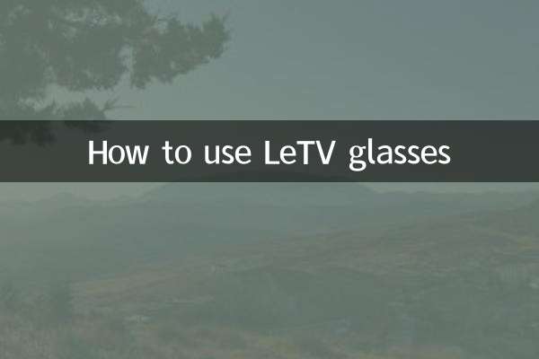 LeTV メガネの使い方