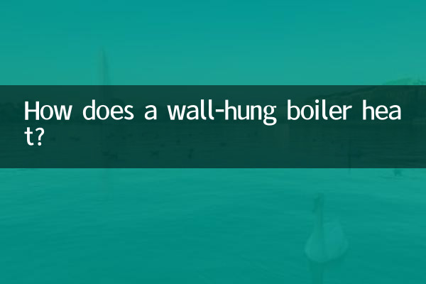 Como aquece uma caldeira suspensa?
