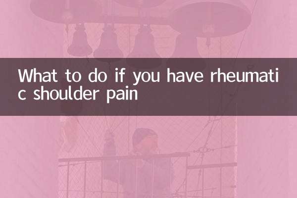 What to do if you have rheumatic shoulder pain