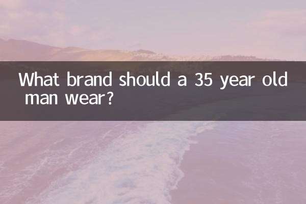 Che marca dovrebbe indossare un uomo di 35 anni?