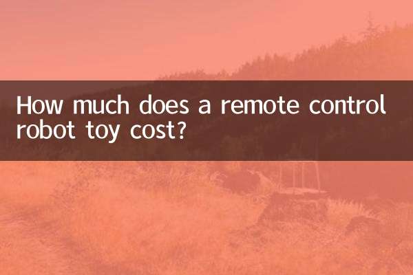 Quanto custa um brinquedo robô com controle remoto?