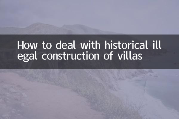Como lidar com a construção ilegal histórica de vilas