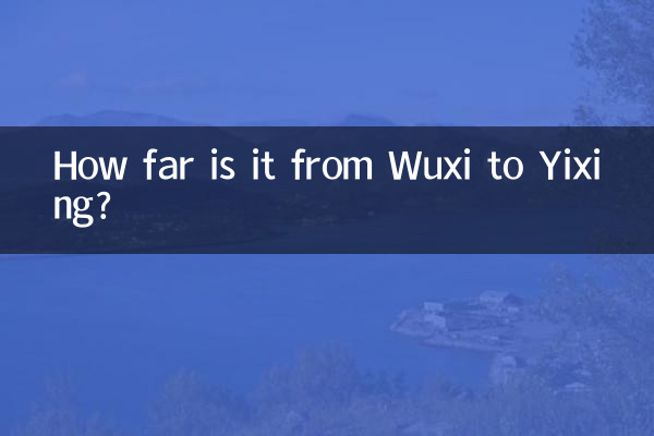 Quanto dista Wuxi da Yixing?