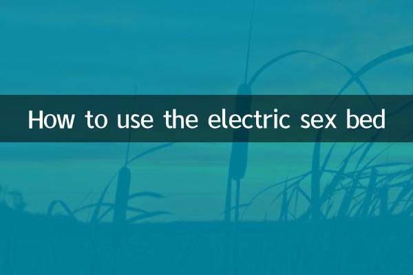 Come utilizzare il lettino sessuale elettrico