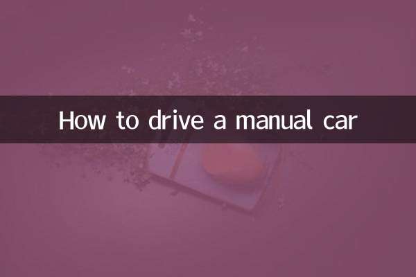 Come guidare un'auto con cambio manuale