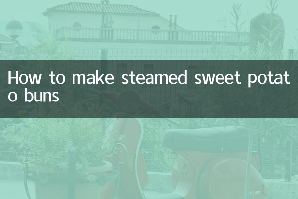 蒸紅薯饅頭怎麼做