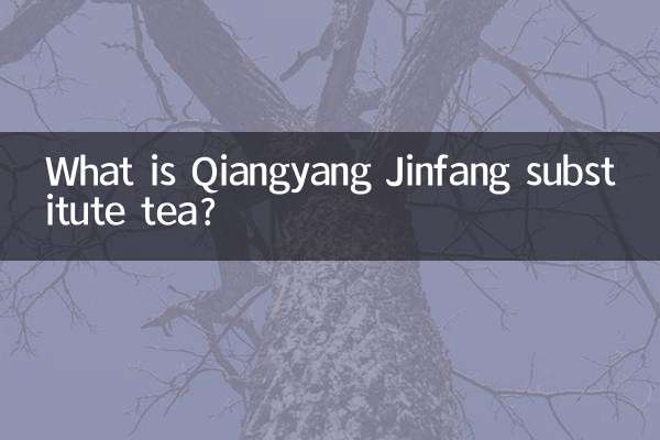 Чем является заменителем чая Цянъян Цзиньфан?