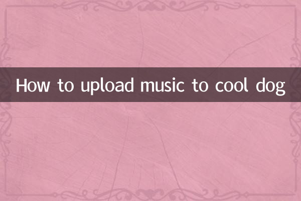 How to upload music to cool dog