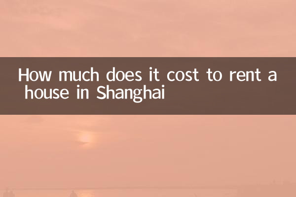 Quanto costa affittare una casa a Shanghai