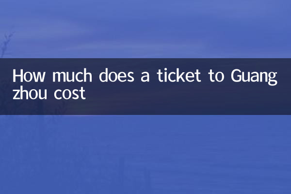 Wie viel kostet ein Ticket für Guangzhou?