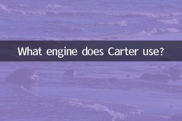 Quel moteur Carter utilise-t-il?