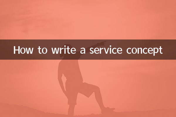 Como escrever um conceito de serviço