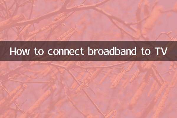 Cómo conectar banda ancha a la televisión