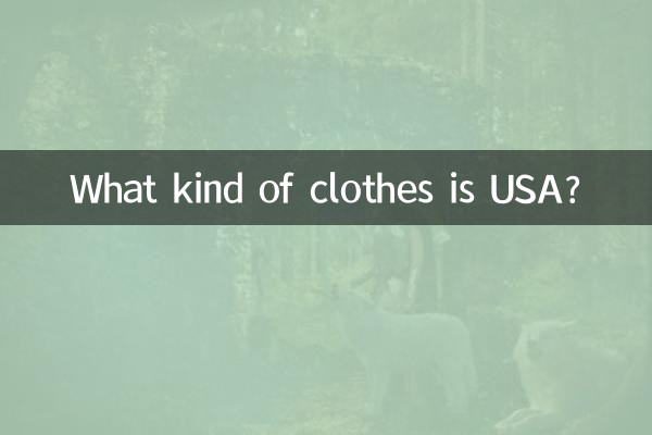 Was für Kleidung gibt es in den USA?