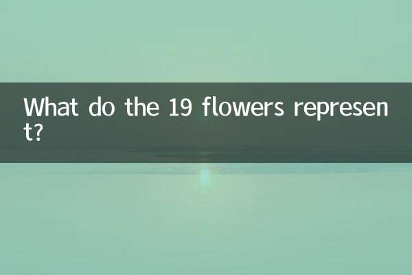 Что означают 19 цветов?