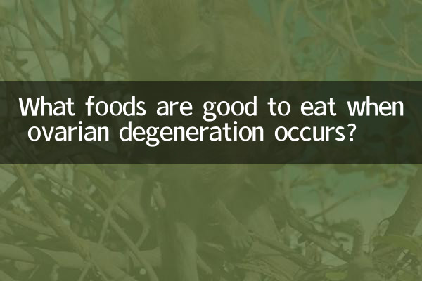 Какие продукты полезно есть при дегенерации яичников?