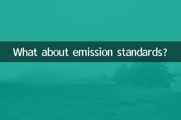 নির্গমন মান সম্পর্কে কি?