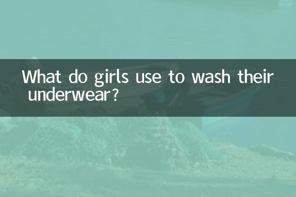 Womit waschen Mädchen ihre Unterwäsche?