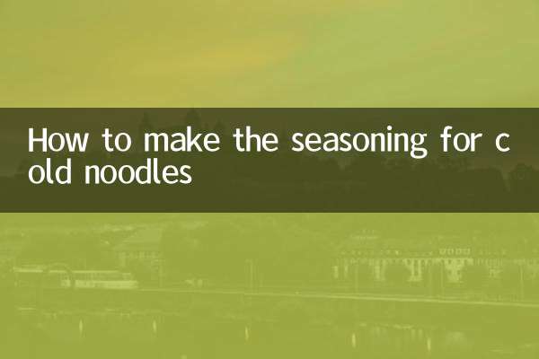 Come preparare il condimento per le tagliatelle fredde