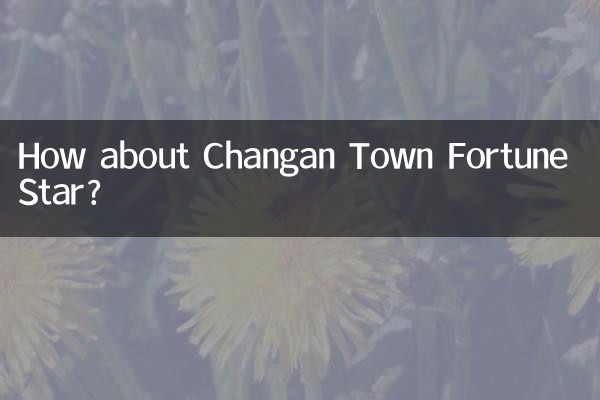 ¿Qué tal la Estrella de la Fortuna de la ciudad de Changan?
