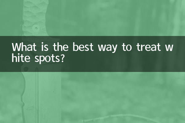 Wie behandelt man weiße Flecken am besten?