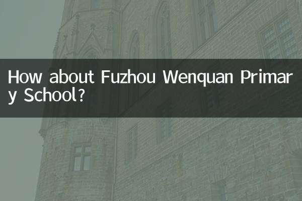 Fuzhou Wenquan 초등학교는 어떻습니까?
