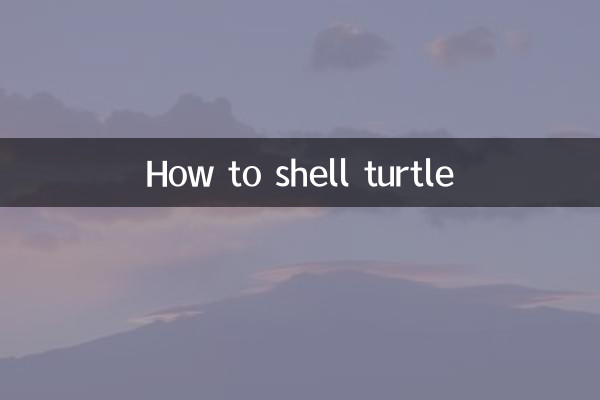 How to shell turtle
