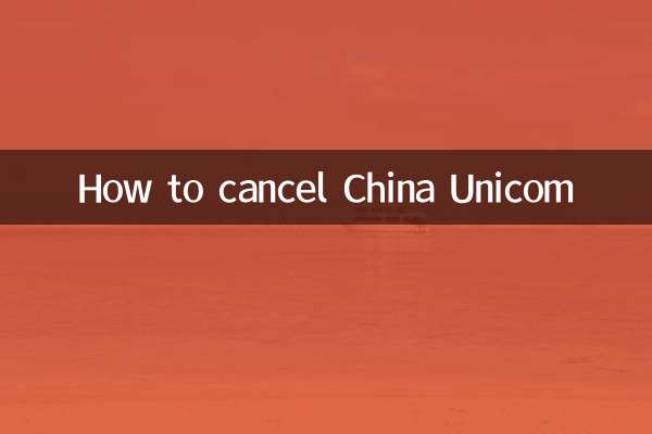 Como cancelar a China Unicom