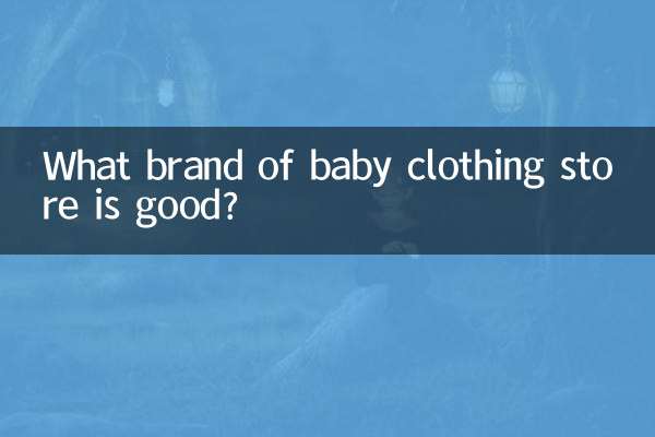What brand of baby clothing store is good?