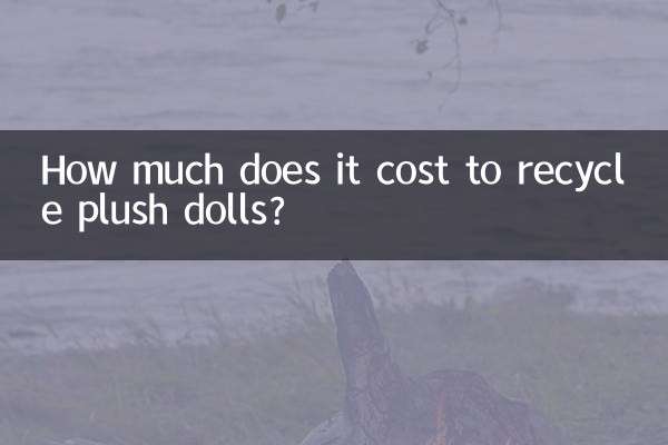 How much does it cost to recycle plush dolls?