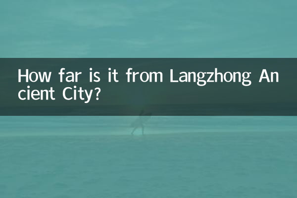 यह लैंगज़ोंग प्राचीन शहर से कितनी दूर है?