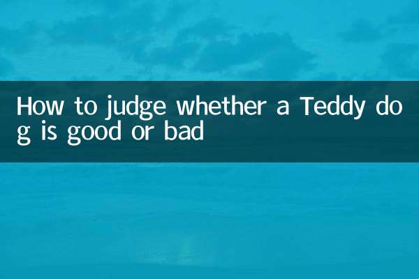 Cómo juzgar si un perro de peluche es bueno o malo