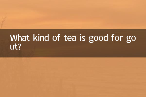 喝什么茶对痛风好