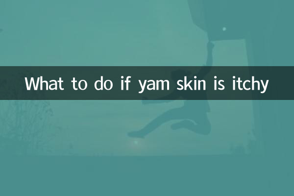 Cosa fare se la pelle dell'igname prude