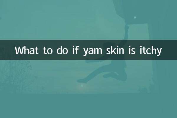 Cosa fare se la pelle dell'igname prude