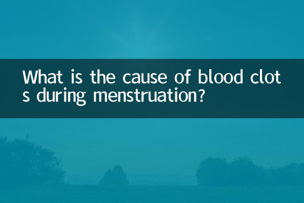 ¿Cuál es la causa de los coágulos de sangre durante la menstruación?