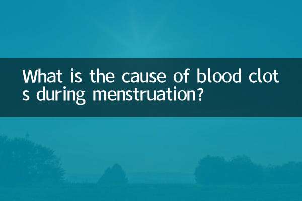 ¿Cuál es la causa de los coágulos de sangre durante la menstruación?