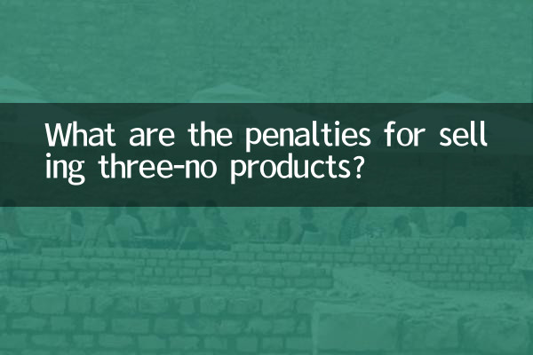 تین نمبر کی مصنوعات فروخت کرنے کے جرمانے کیا ہیں؟